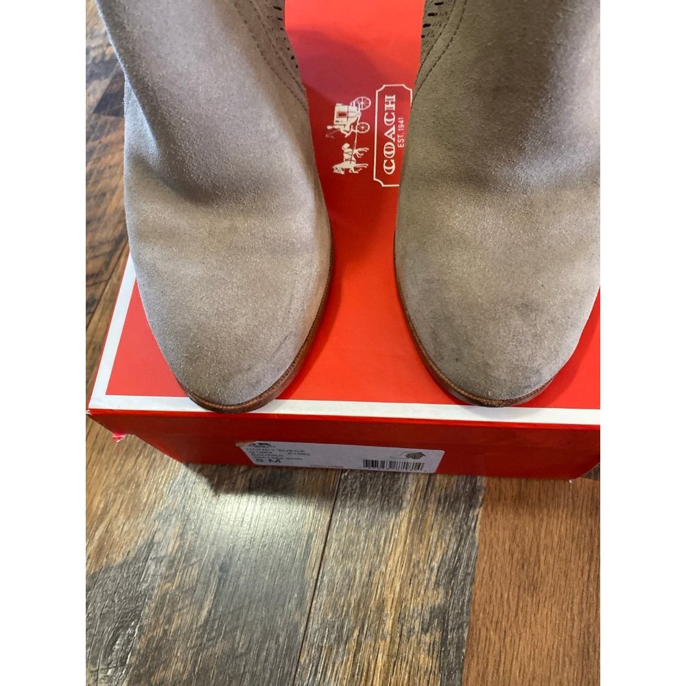 Coach Honey Suede Sahara‎ Booties - Picture 3 of 9